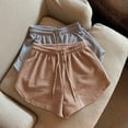 thumbnail image 4 of Dream Lifestyle Yoga Shorts Solid Color Drawstring Summer Relaxed Fit Good Touch Athletic Shorts for Yoga, 4 of 8