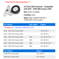 thumbnail image 2 of A/C Drive Belt Tensioner - Compatible with 2003 - 2008 GMC Savana 2500 2004 2005 2006 2007, 2 of 2
