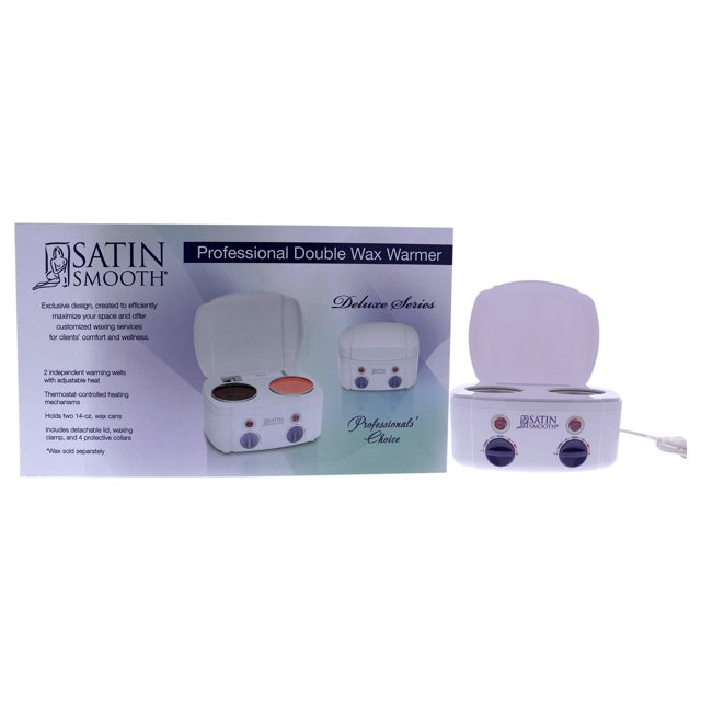 Recipiente doble Wax Warmer Satin Smooth para depilación, 5.238 kg