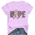 thumbnail image 2 of Brilliant Costumes for Women Help Women's Breast Cancel Awareness Short Sleeve T-shirt Tops $5 Clearance Clothes under $5.00, 2 of 4