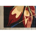 thumbnail image 5 of Nourison South Beach Indoor/Outdoor Traditional Floral Black 8' x 10'6" Area Rug, (8' x 11'), 5 of 7