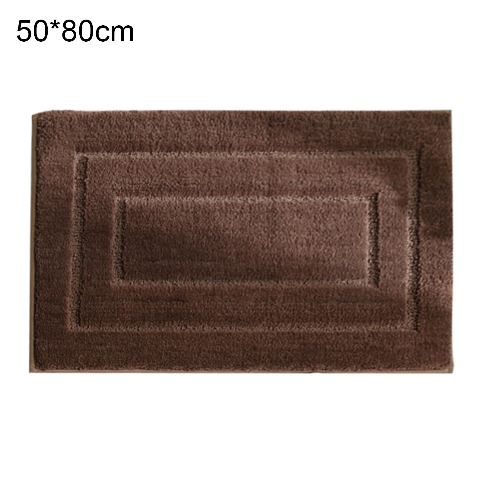 Xyer Bathroom Mats Non-slip Stains Resistant Polyester Soft Texture Bath  Floor Mat for Kitchen Star Sky Grey 50*80cm 