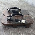thumbnail image 3 of KAIYANG Zapatillas de madera japonesas Geta para hombre, zuecos, chanclas, sandalias, zapatos, estilo 1 de 40 pies, talla 5, estilo 5, 3 of 5