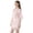 Pink, variant on Silk Robe for Women's 3/4 Sleeve Lace Trim Satin Kimono Bridesmaid Bride Party Nightgown S-XL