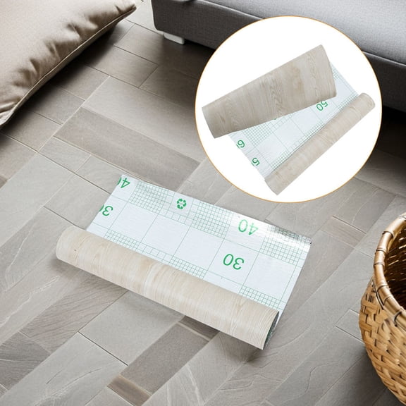 OFFIGAM PVC Self Adhesive Floor Sticker with Reinforced Wear Layer for High Traffic