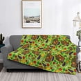 thumbnail image 2 of Disketp Carrot Eggplant Flannel Blankets - Thick and Warm Blanket for Winter, Soft Fuzzy Plush King Blanket for All Seasons40"x30", 2 of 6