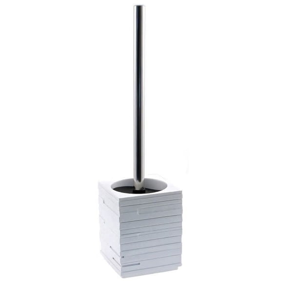 Nameeks Qu33 Gedy Free Standing Toilet Brush Holder - White
