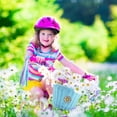 thumbnail image 5 of Clearance Sale!Kids Bicycle Basket Streamers Set,Girl’s Bicycle Basket Streamers Decorations Set,Wicker Basket with Streamers,30PC Stickers,2PC Colored Tassels,1PC Bike Bell for Kids, 5 of 9