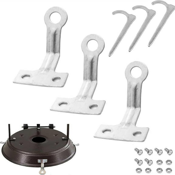 Patio Heaters Ground Fixtures Heater Fixed Foot Replacement Parts for Garden Fangkenuo