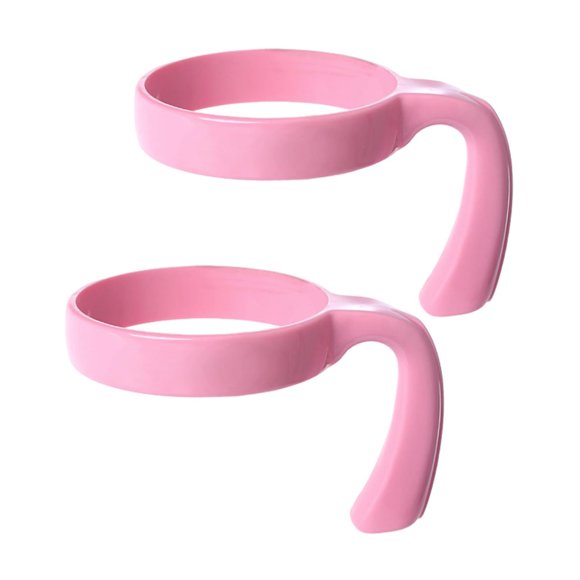 Andvari Ergonomic Handle 2 Pcs Tumbler Handle Attachment Ergonomic Grip Slip Car Cup Holders Travel Mug Handles for 20/32oz Tumbler Cup
