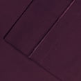 thumbnail image 2 of 1500 Thread Count Cotton Marrow Stitch Pillowcase Set, King, Plum, 2 of 3