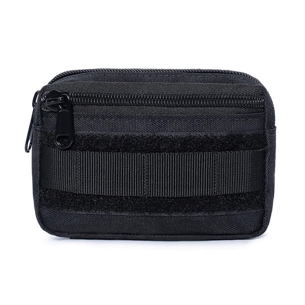 Mini Riñonera Unisex Organizador Bolsillo Bolsas Herramientas (negro)