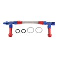 thumbnail image 1 of koolsoo Braided Fuel Line Red Blue, 1 of 8