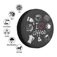 thumbnail image 4 of Kdxio Spare Tire Cover for RV Trailer, Waterproof Wheel Cover,Camper Spare Tire Cover Fit for Rv SUV Truck Travel Trailer 16 inch-I Love Coffee, 4 of 8