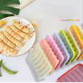 thumbnail image 3 of Sausage Mold Silicone Hot Dog Mold Sausage Mold Hot Dog Baking Mold DIY Sausage Mold Hot Dog Silicone Mold with 6 Holes Silicone Sausage Molds With Lids for Oven and Microwave Cooking Fridge, 3 of 6