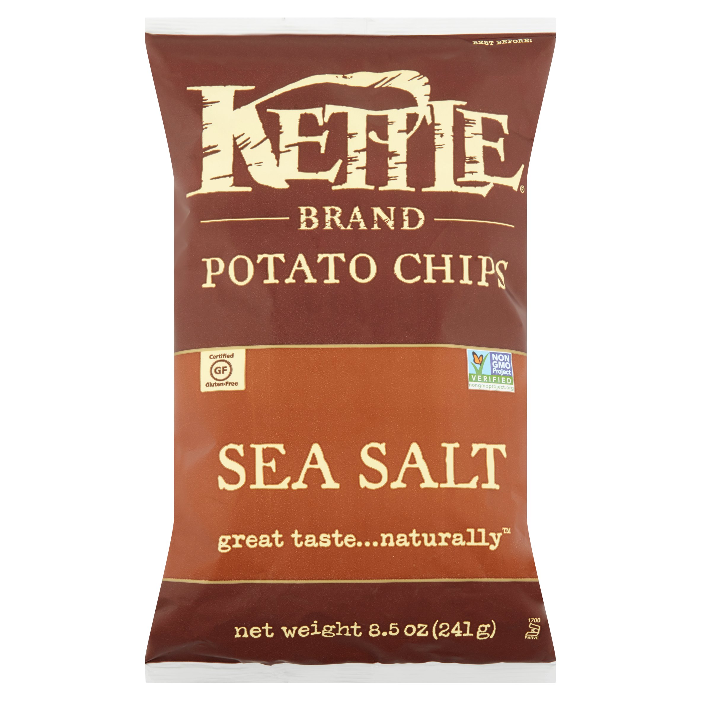 Kettle Brand Potato Chips Sea Salt, 8.5 OZ by Kettle Foods, Inc.