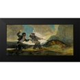 thumbnail image 2 of Goya, Francisco 14x9 Black Modern Framed Museum Art Print Titled - Fight with Cudgels, 2 of 5