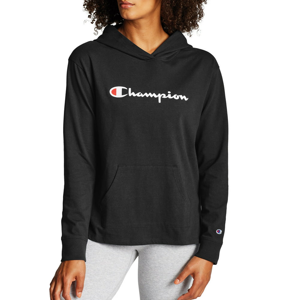 Champion - Champion Women's Middleweight Jersey Pullover Hoodie ...