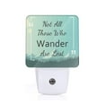 thumbnail image 1 of Fotbe Not All Those Who Wander Are Lost1 Luz Nocturna LED, Luz de Noche con Sensor de Luz Natural de Anochecer a Amanecer, Se Enchufa a la Pared, Blanco Cálido 0.5W-UK, 1 of 7