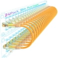 thumbnail image 1 of Cable de conexión Ethernet Sokqovt Cat6a Slim 0,15 m 10G 550 MHz, 1 of 6
