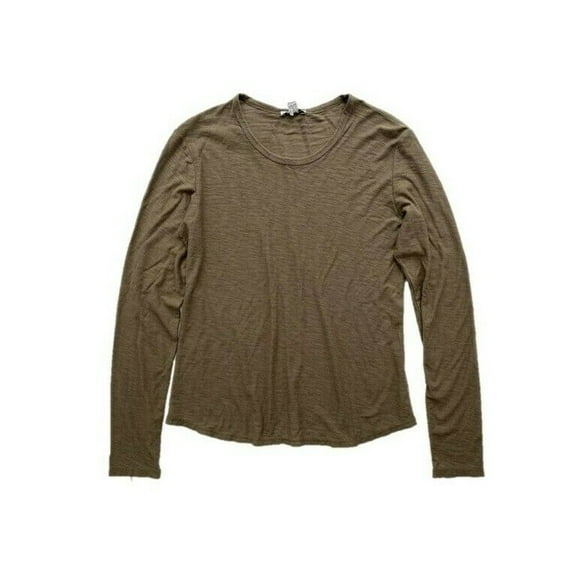 James Perse WSVH3180CU Long Sleeve Crewneck Top Platoon ( 2 )