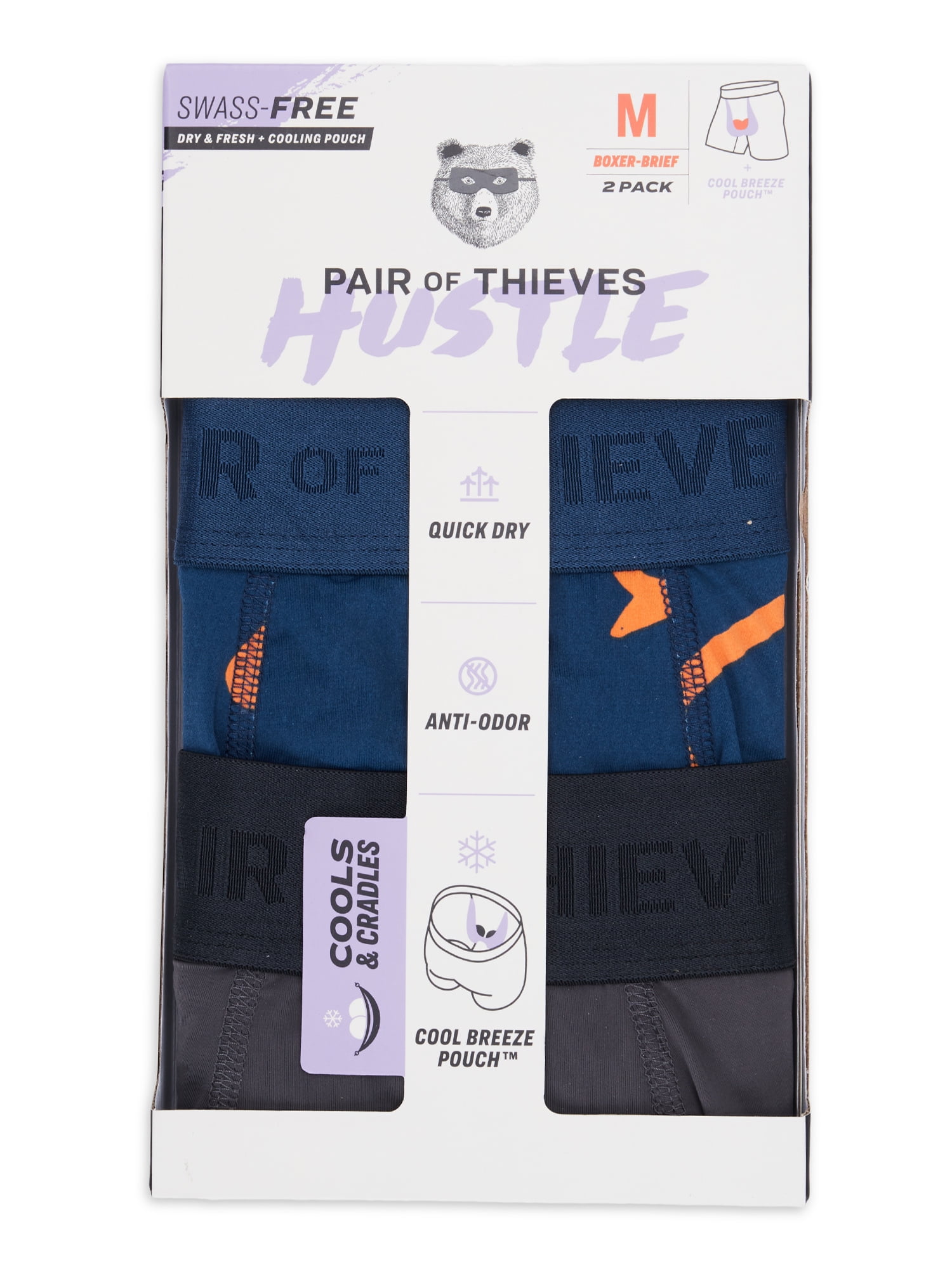 Pair of Thieves Hustle Boxer Briefs, 2-Pack, Outdoors - Walmart.com