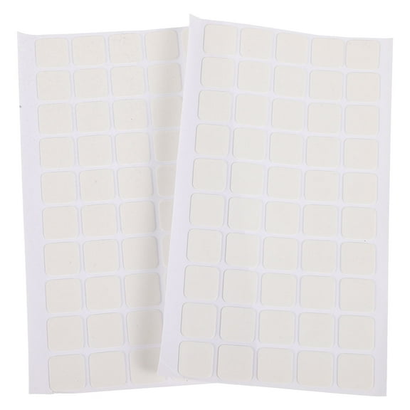 100pcs Heavy Duty Double Sided Tape Clear Square Shaped Adhesive Pads for Wall Mounting Home Office Classroom Carpet 15mm
