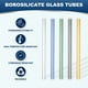 thumbnail image 3 of Tubos de Vidrio de Borosilicato Uxcell de 8 pulgadas 6 Pcs 0.47'' OD 0.08'' Grosor Tubos de Soplado de Vidrio Tubo de Vidrio Transparente, 3 of 6