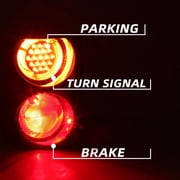 Left Driver Side Rear Tail Light Assembly For Land Rover Range Rover HSE Vogue L322 2002-2009 | Direct Replacement Brake Lamp