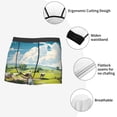 thumbnail image 3 of Yiaed Countryside Farm Cow Print Men's Soft Cotton Boxer Shorts Breathable Boxers Underwear Moisture-Wicking Underwear Stretch Boxer Briefs for Man-Medium, 3 of 5