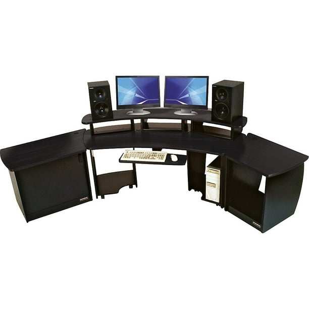 Omnirax OmniDesk Audio/Video Editing Workstation Black