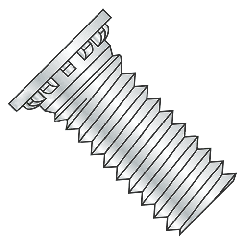6-32 x 1 1/2" Self Clinching Studs / Steel / Zinc (Quantity: 5,000 pcs)
