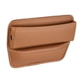 thumbnail image 4 of funtasica Seat Crevice Storage Box Easy to Install Professional PU for Glasses Brown Brown, 4 of 7