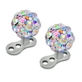 thumbnail image 4 of 2 uds., 14g, forma forma forma , Zirconia cúbica, ancla dérmica, Tops , Piercings microdermales de material acero inoxidable, joyería (4 a elegir) De colores jinwen Joyería Micro Piercing Dérmica, 4 of 8