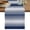 Blue, variant on Table Runner 36 Inches Long, Black Striped Decorative Table Runner for Party Wedding Home Decor, Black Ombre Farmhouse Stripes Dresser Scarves for Bedroom Kitchen Tables Decor 13x36 Inch