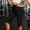 *Black, variant on ClodeEU Women's High Waist Capri Yoga Pants,Tummy Control Active Capri Leggings with Pockets Army Green,Women's Plus L