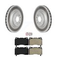 thumbnail image 1 of Transit Auto Front Coated Disc Brake Rotors and Semi-Metallic Pads Kit for Car 2017-2020 Honda Civic Type R KGA-104608, 1 of 11