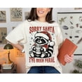 thumbnail image 2 of Sorry Santa I've Been Feral PNG, Christmas Raccoon png, Funny Christmas Hoodie png, Retro Holiday Raccoon png, Cute Christmas Swweatshirt, 2 of 3
