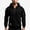01#Black, variant on Quarter Zip Pullover Hoodies Mens Casual Drawstring Long Sleeve Sweatshirts with Kangaroo Pocket and Arm Pocket Trendy Fall Outfits 2026