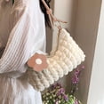thumbnail image 4 of Bolso de mano para mujer, suave, plegable, para hombro, para llevar debajo del brazo, moderno, ligero, tipo tote, tipo bandolera., 4 of 7