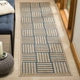 thumbnail image 5 of SAFAVIEH Cottage Portmont Geometric Indoor/Outdoor Area Rug Grey/Beige, 6'7" x 9'6", 5 of 7