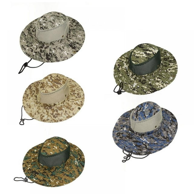 Promotions! Outdoor Sunshade Cap Polyester Changable Breathable Mesh Unisex Bucket Bat