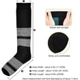 thumbnail image 3 of GZHJMY Buffalo Plaid Compression Socks, Women Men Long Stocking (20-30mmHg), Travel Knee High Stockings for Athletic Sports,Running,Cycling,Nursing, 3 of 7