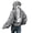 Grey, variant on Women Canada Graphic Hoodies Drop Shoulder Long Sleeve Pocket Sweatshirt Spring Winter Fashion Heavyweight Pullover Top