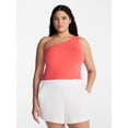 thumbnail image 2 of Avia Women's One Shoulder Sports Bra, Sizes XS-XXXL, 2 of 6