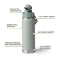 thumbnail image 4 of Ozark Trail 24 oz Stainless Steel Insulated Chug Water Bottle, Sage Green, 4 of 18