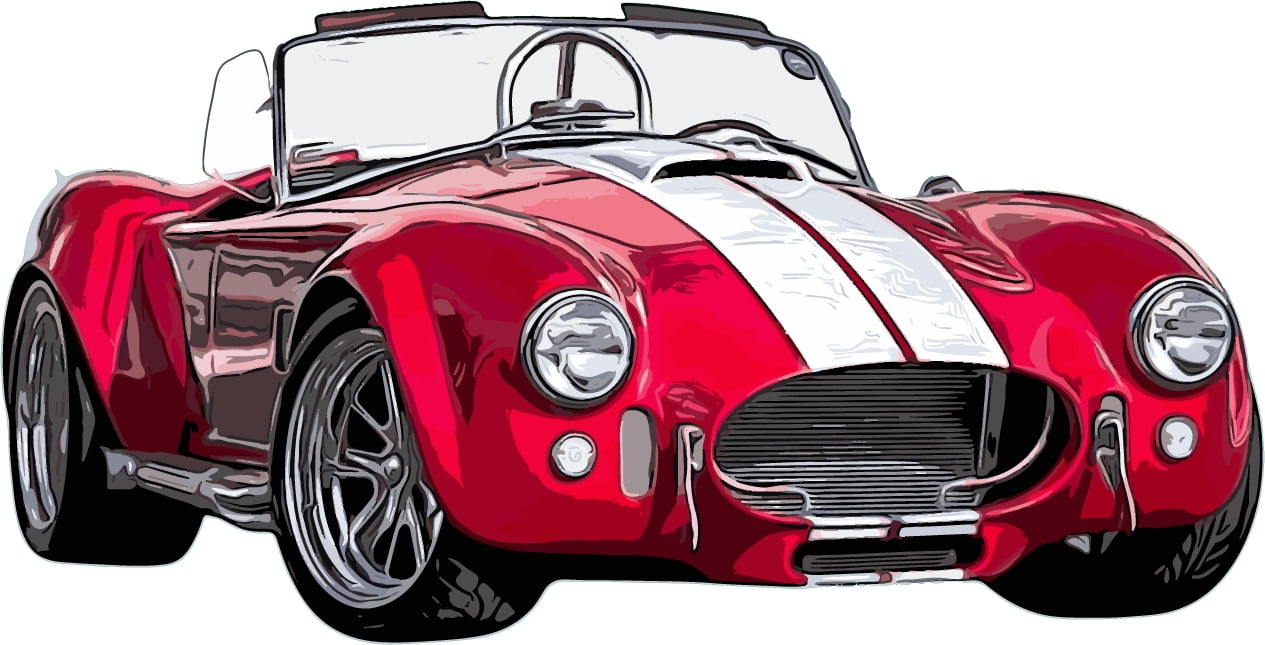American Muscle Car Wall Decals Stickers Classic Hot Rod Race Decor