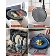 thumbnail image 6 of Famiware Star Stoneware Dinnerware Set, 12-Piece, Matte Dark Charcoal, 6 of 8