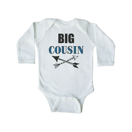 

Inktastic Big Cousin with Arrows Gift Baby Boy Long Sleeve Bodysuit