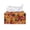Autumn Pumpkin Leaf Pattern, variant on Chririnla PU Leather Tissue Case Box, Waterproof Lightweight Rectangular Car Tissue Holder for Office Kitchen, Skull Floral Pattern